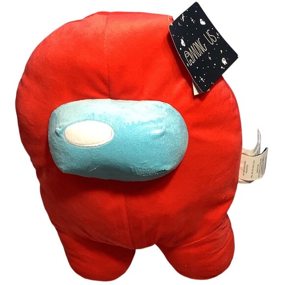 Among Us Plush Kids Pillow Buddy Red Crewmate  Toy 16" Gaming Squishy Cuddle - Picture 2 of 5